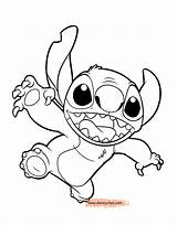 Stitch Coloring Pages Lilo Printable Disney Book Baby Print Sheets Cute Stich Drawing Color Heart Angel Template Happily Smiling Disneyclips sketch template