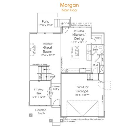morgan floor plan   story home edge homes floor plans  story homes flooring