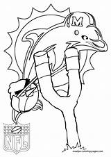 Coloring Miami Dolphins Pages Library Clipart sketch template