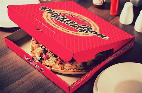 pizza box mockup  mockup world