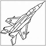 Chasse Avion Drawing Aviones Sophisticated 색칠 Colorier 공부 Transportation Militaire Combate Mig Flugzeug Ausmalbilder Dibujoimagenes Clipartmag Harrier Kinder Pasajeros Volando sketch template