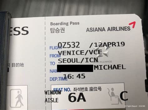 review  asiana airlines flight  venice  seoul  business