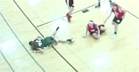 horrifying footage shows teenage basketball player being impaled by the