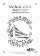 Nba Coloring Pages Basketball Warriors Logos Golden State Teams Cool Logo Drawing Sports Team Printable Sheets Kids Warrior Print Clubs sketch template