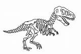 Dinosaur Coloring Bones Bone Printable Pages Rex Skeleton Print Shocking Kids Categories Cartoon Getcolorings Template sketch template
