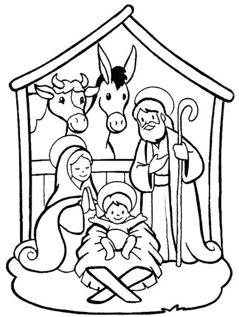 nativity characters coloring pages  getcoloringscom  printable