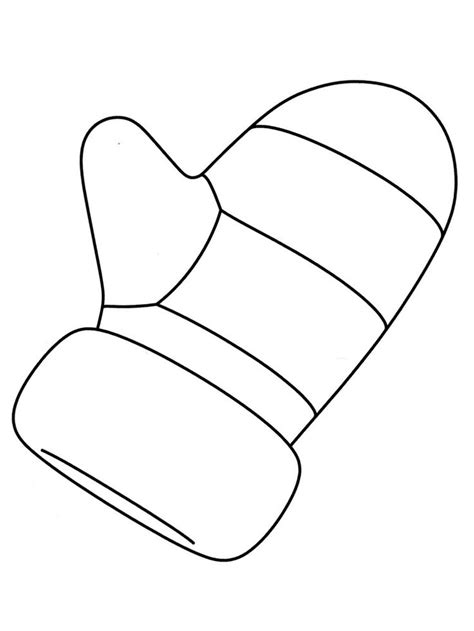 mittens coloring pages  printable mittens coloring pages