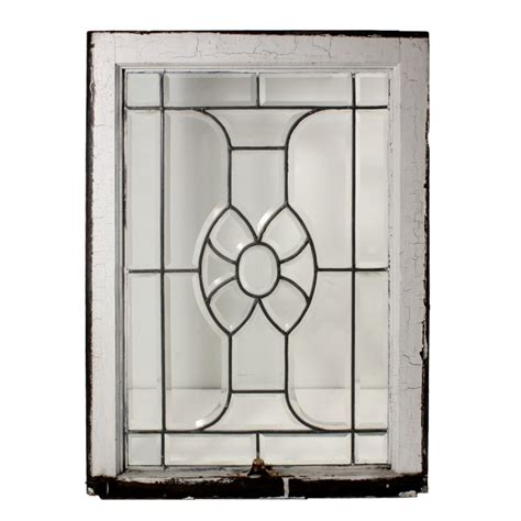 Attractive Antique American Beveled Glass Window Nsg68 Rw For Sale
