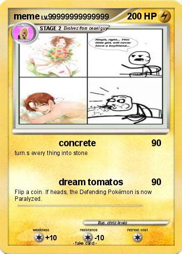 Pokémon Meme 73 73 Concrete My Pokemon Card