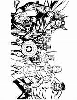 Coloring Pages Comic Avengers Book Strip Marvel Printable Comics Superhero Robin Color Adult Colouring Kids Print Getcolorings Library Sheets Getdrawings sketch template