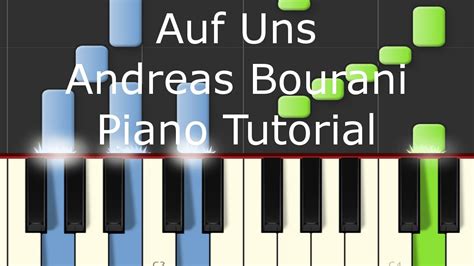 andreas bourani auf uns piano tutorial youtube