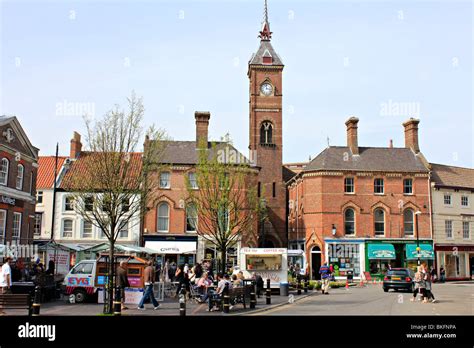 louth town centre high street lincolnshire england uk gb stock photo alamy