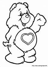 Coloring Care Pages Bears Bear Book Kids sketch template