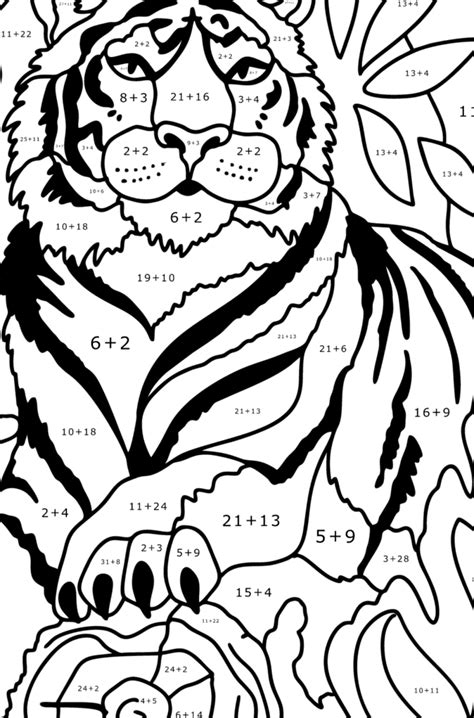 tiger  jungle tigers coloring pages  adults
