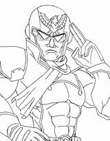 Falcon Captain Lineart Drawing Line Coloring Sai Sheikah Sketch Deviantart Template Pages Getdrawings sketch template