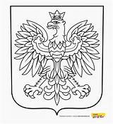 Polski Flaga Kolorowanka Wydruku Kolorowania Godlo Dzieci Narodowe Karty Pracy Herb sketch template