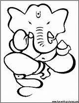 Simple Ganesh Drawing Ganesha Drawings Getdrawings sketch template
