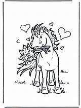 Paard Verliefd Caballo Pferd Ramo Kleurplaten Paarden Cheval Ausmalbilder Caballos Valentijn Pferde Nukleuren Verliebtes Amoureux Coloriage Cavalo Enamorado Apaixonado Cavallo sketch template