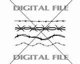 Barbed Wire Svg 270px 49kb sketch template