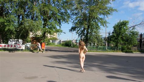 skinny russian girl anna posing naked to show hairy pussy at public russian sexy girls