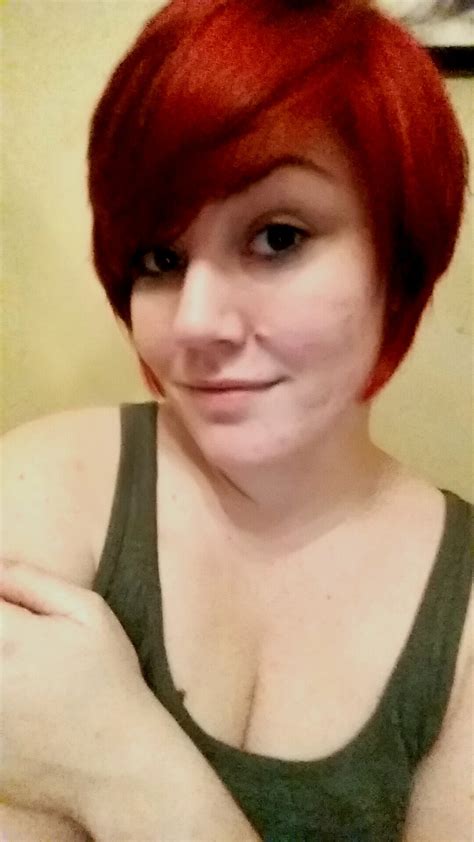 [self] i dyed my hair red i love it short haired hotties sorted by position luscious
