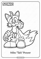 Tails Prower Hedgehog 5x11 sketch template