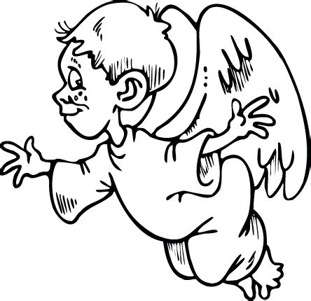 small boy angel coloring page angel coloring pages coloring pages