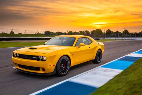 dodge challenger srt hellcat widebody track drive review automobile magazine