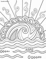 Summertime Colouring Zentangle Sunshine Colorear Classroomdoodles Doodles Arte sketch template