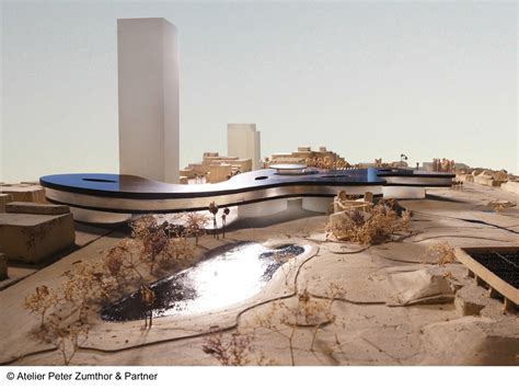 peter zumthor lacma unveil revised museum design archdaily