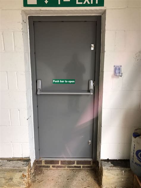 rsg fire exit door   great combination  security quality fire escape solution