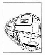 Train Coloring Pages Adults sketch template