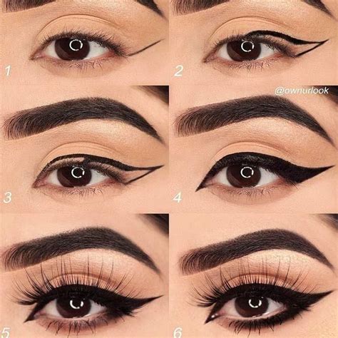 easy winged eyeliner tutorial  beginners eyeliner makeup eye