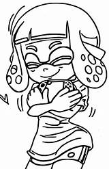 Splatoon Inkling Coloriages Morningkids 2116 sketch template