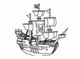 Pirate Ship Coloring Pages Kids Boat Transportation Drawing Print Pirates Printable Getdrawings Getcolorings Drawings Kb sketch template