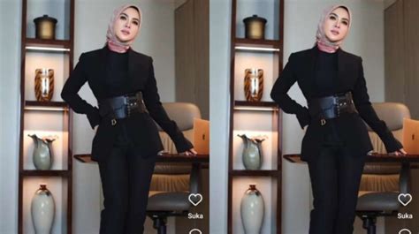5 Inspirasi Outfit Berhijab Ala Syahrini Cocok Buat Lebaran