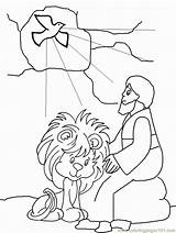 Coloring Daniel Den Lions Popular sketch template