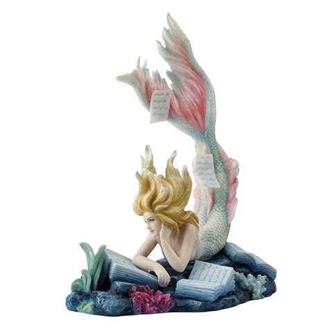 lost books figurine mermaid gifts collectibles