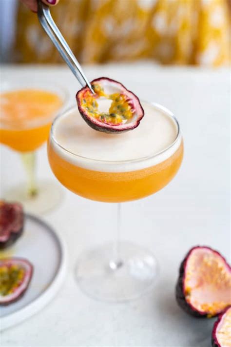 Passion Fruit Martini Recipe With Puree