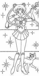 Coloring Moon Sailor Pages Mandala Sailormoon Tsuki Matsuri Book Archive Choose Board sketch template