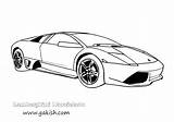 Coloring Pages Lamborghini Supercar Car Gallardo Getcolorings Color sketch template