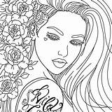 Coloring Pages Chicano Adult Printable Drawings Template Choose Board sketch template