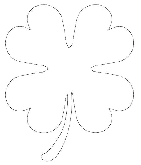 leaf clover outline    clipartmag
