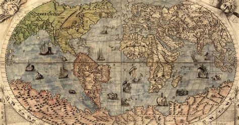 peta pertama  dunia dipisah imagesee