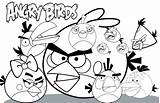 Angry Birds Coloring Getdrawings Drawing Pages sketch template