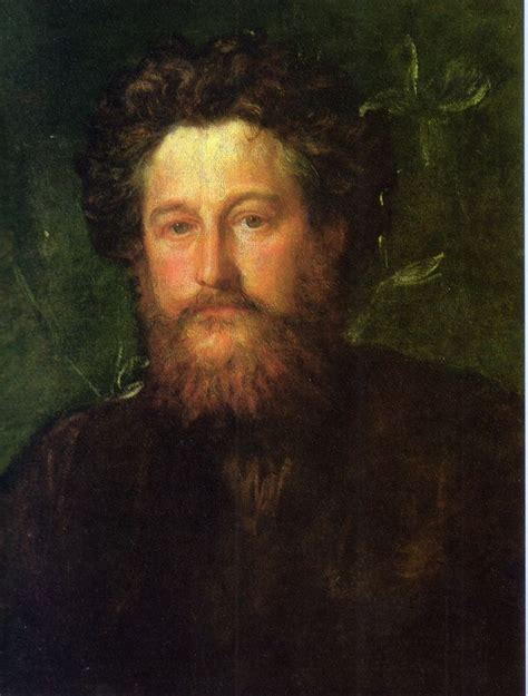 Portrait Of William Morris By George Frederic Watts 1870