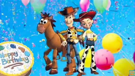 toy story style happy birthday song youtube