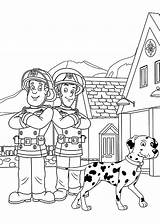 Sam Fireman Pages Coloring Print Color Printable Firefighter Coloringtop sketch template
