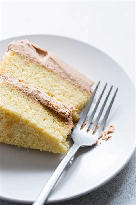 classic yellow cake recipe  scratch savory simple