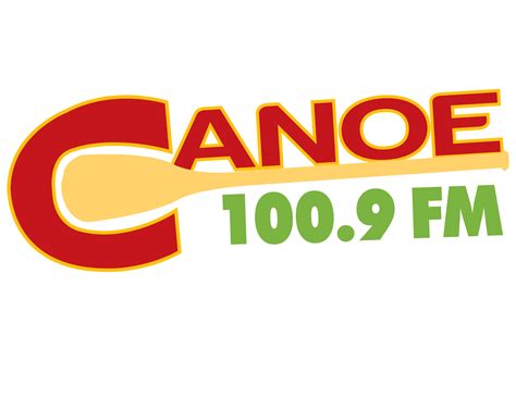 canoe logo red canoe fm